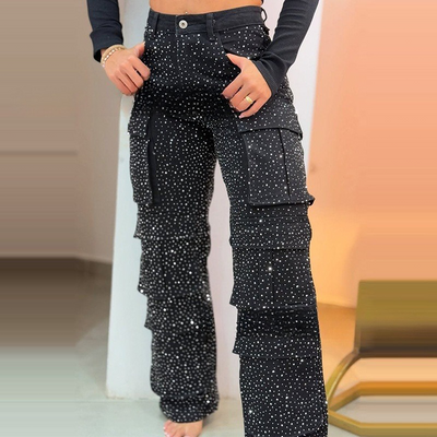 💎 Pantaloni Glamour Flare